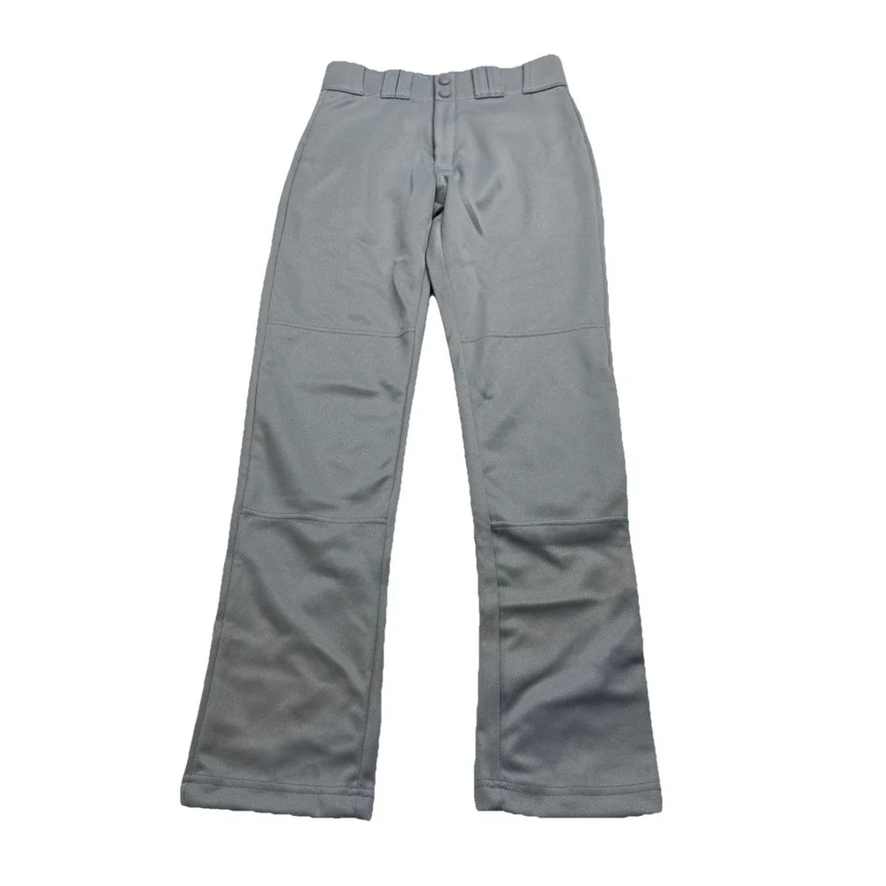 Easton Youth Baseball Pants YS 23-25 Grey Rival Open Bottom A167147GYYS